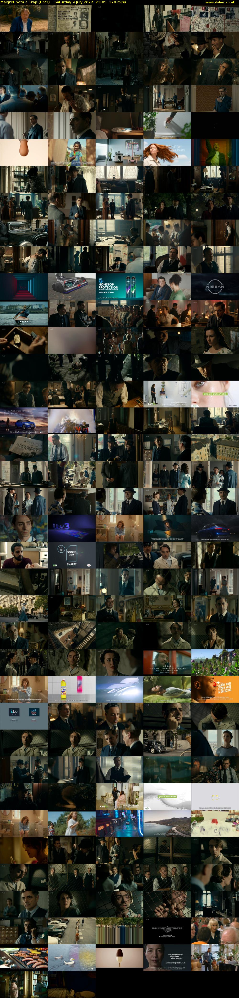 Maigret Sets a Trap (ITV3) Saturday 9 July 2022 23:05 - 01:05