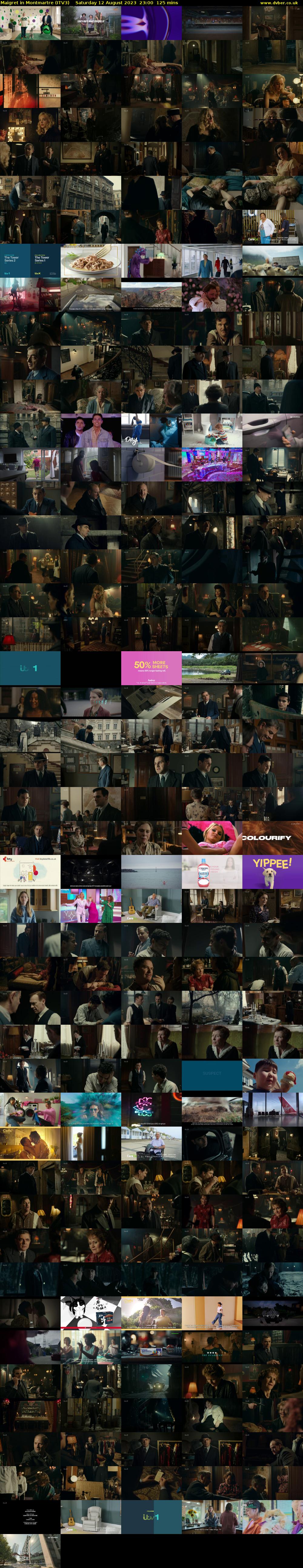 Maigret in Montmartre (ITV3) Saturday 12 August 2023 23:00 - 01:05