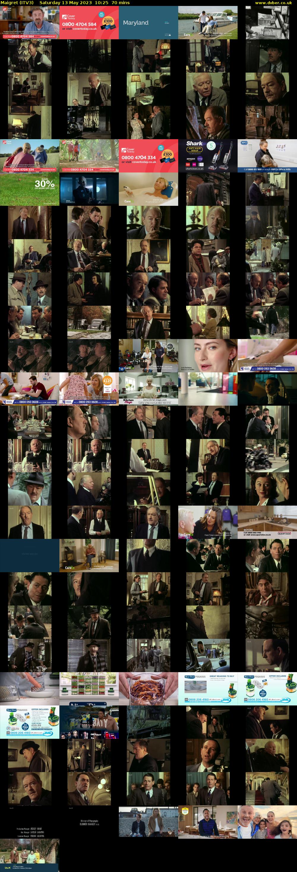 Maigret (ITV3) Saturday 13 May 2023 10:25 - 11:35