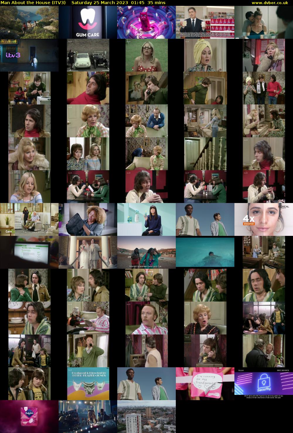 Man About the House (ITV3) Saturday 25 March 2023 01:45 - 02:20