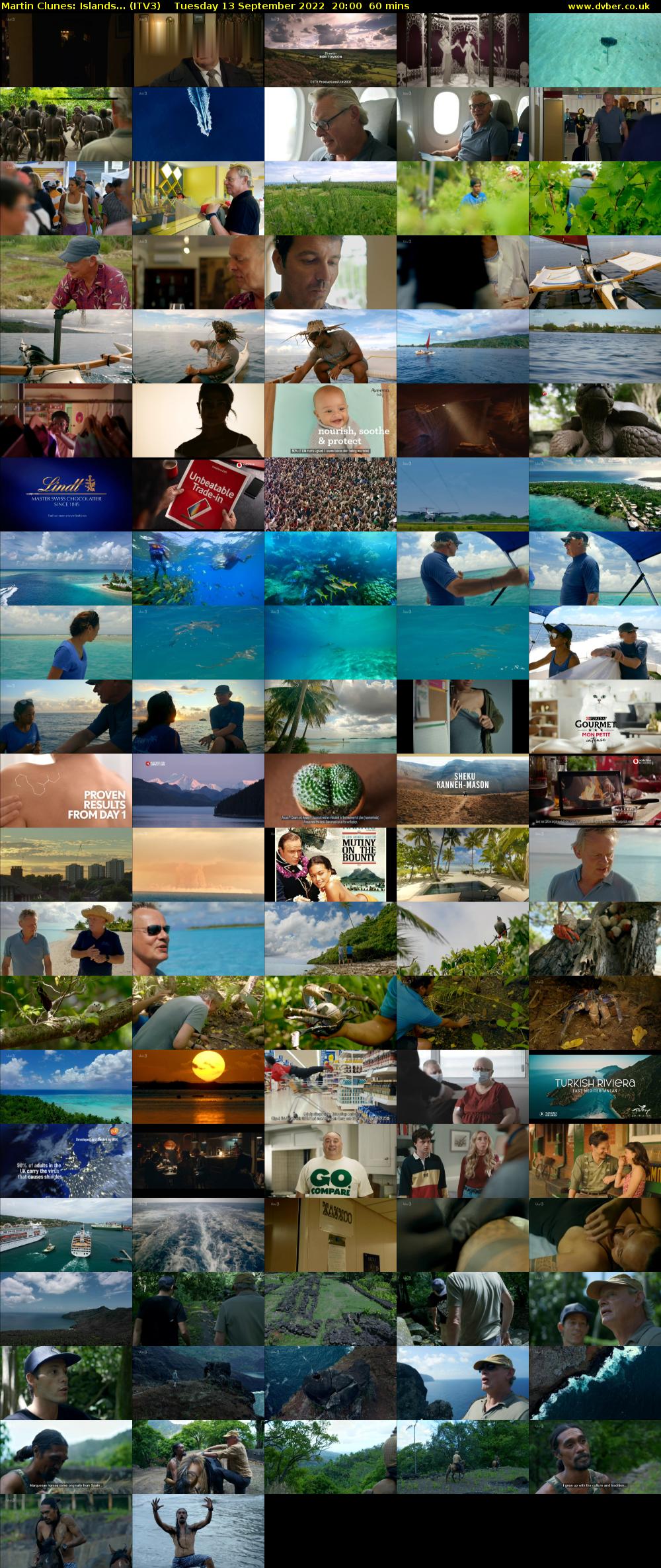 Martin Clunes: Islands... (ITV3) Tuesday 13 September 2022 20:00 - 21:00