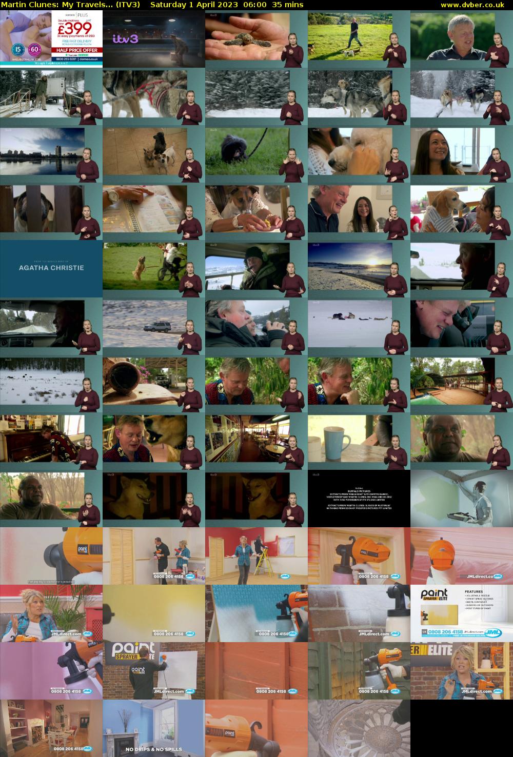 Martin Clunes: My Travels... (ITV3) Saturday 1 April 2023 06:00 - 06:35
