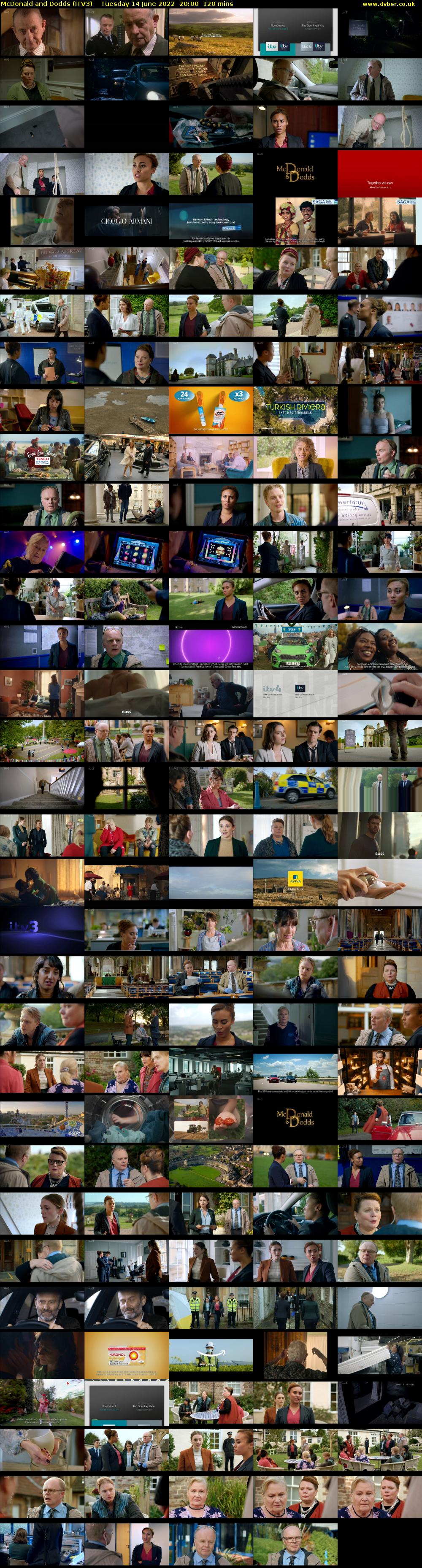 McDonald and Dodds (ITV3) Tuesday 14 June 2022 20:00 - 22:00