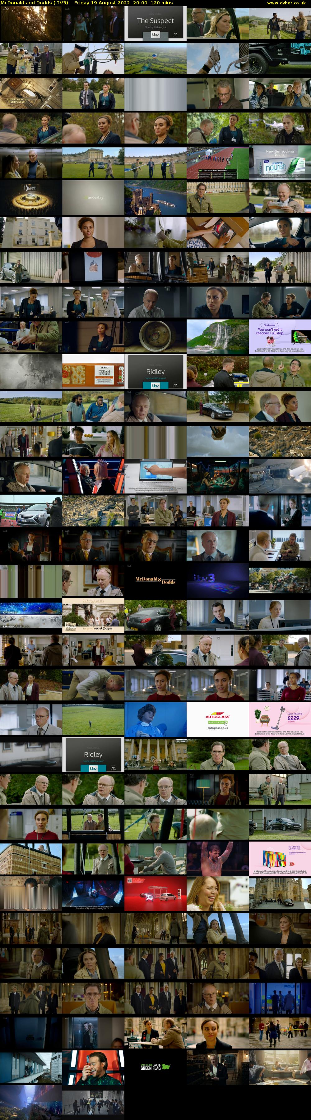 McDonald and Dodds (ITV3) Friday 19 August 2022 20:00 - 22:00