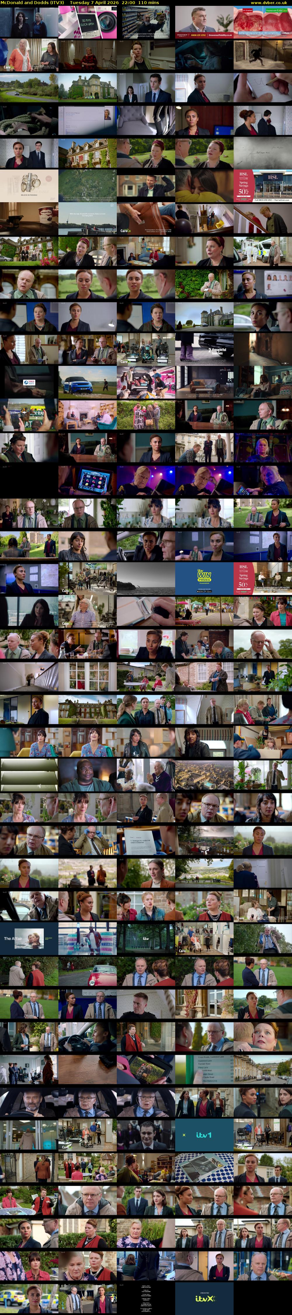 McDonald and Dodds (ITV3) Tuesday 7 April 2026 22:00 - 23:50
