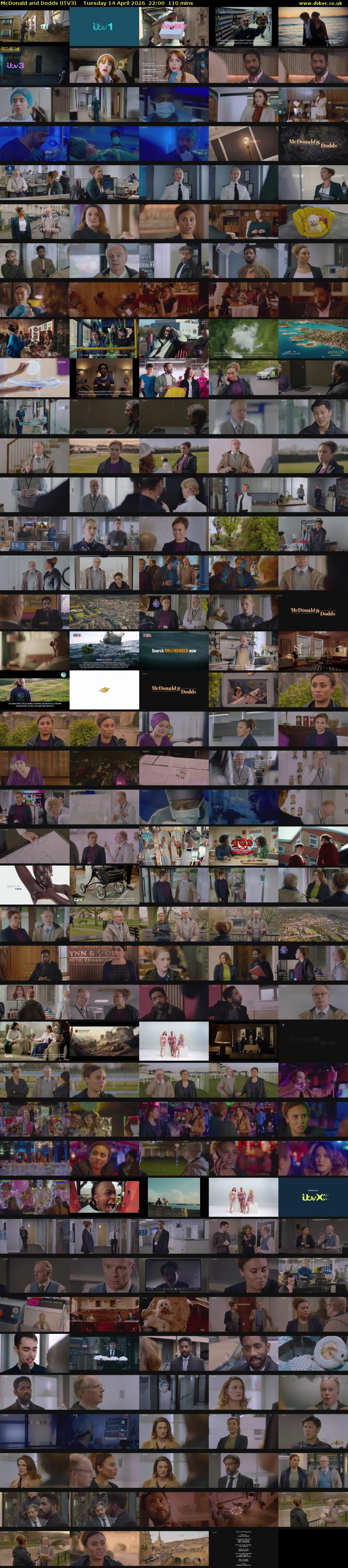 McDonald and Dodds (ITV3) Tuesday 14 April 2026 22:00 - 23:50