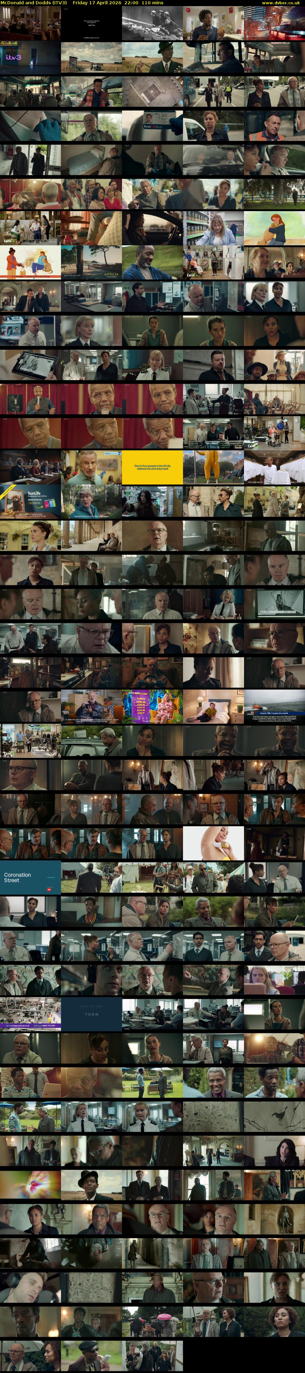 McDonald and Dodds (ITV3) Friday 17 April 2026 22:00 - 23:50