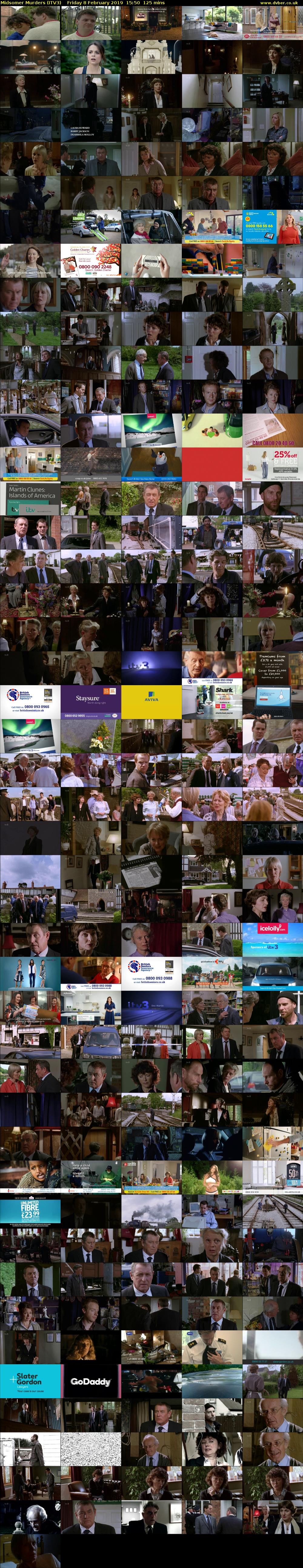 Midsomer Murders (ITV3) Friday 8 February 2019 15:50 - 17:55