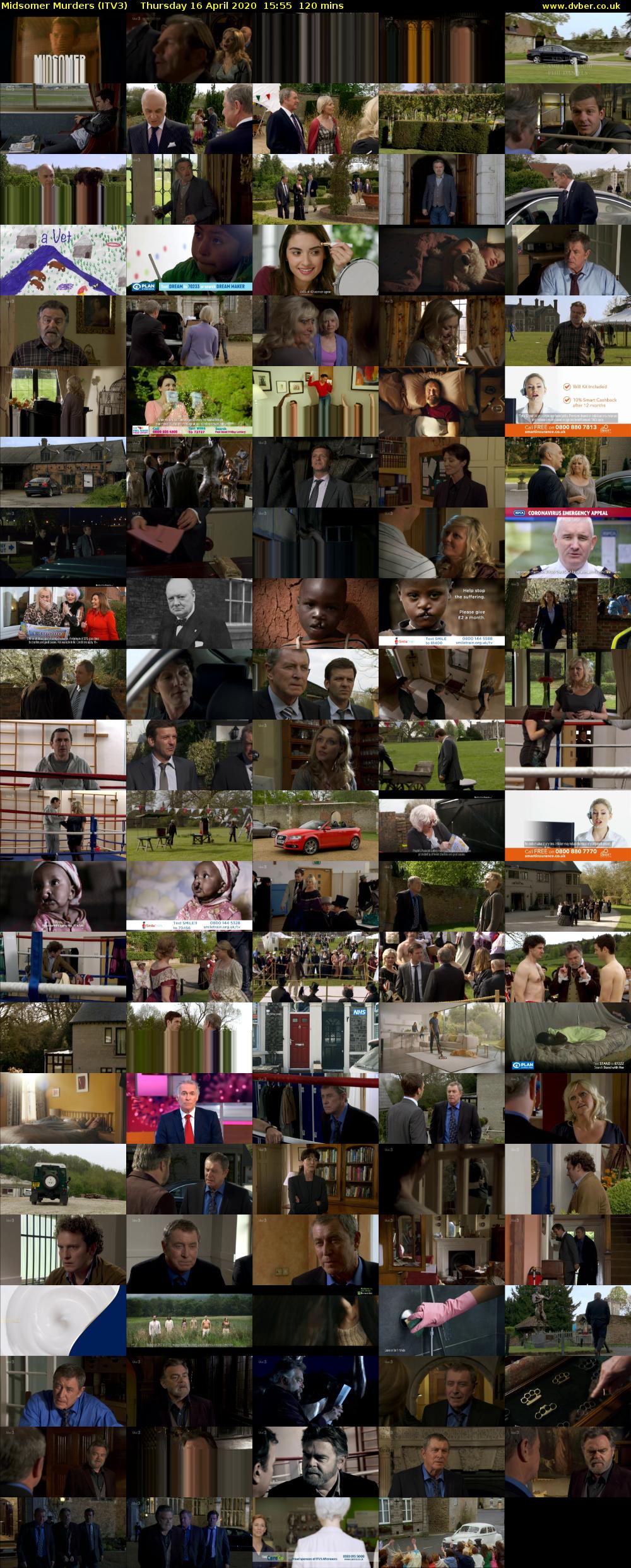 Midsomer Murders (ITV3) Thursday 16 April 2020 15:55 - 17:55