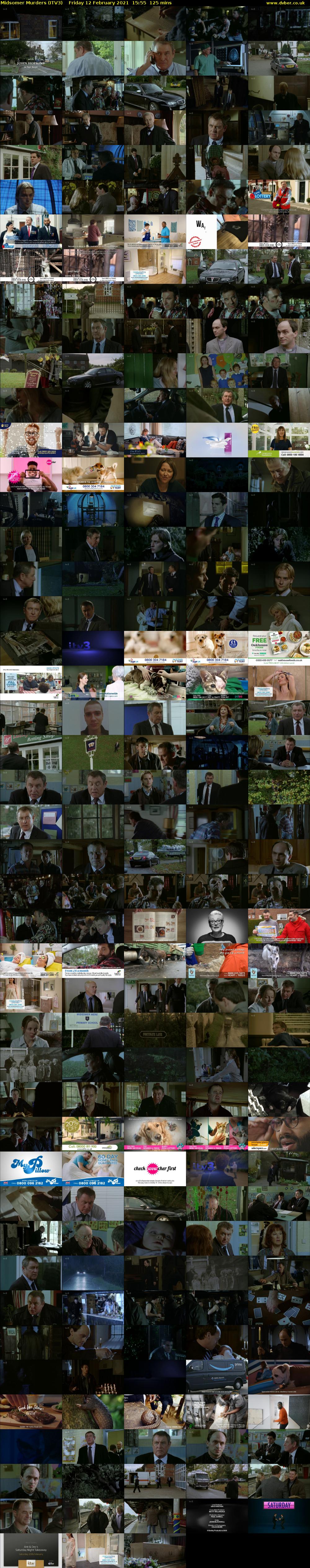 Midsomer Murders (ITV3) Friday 12 February 2021 15:55 - 18:00