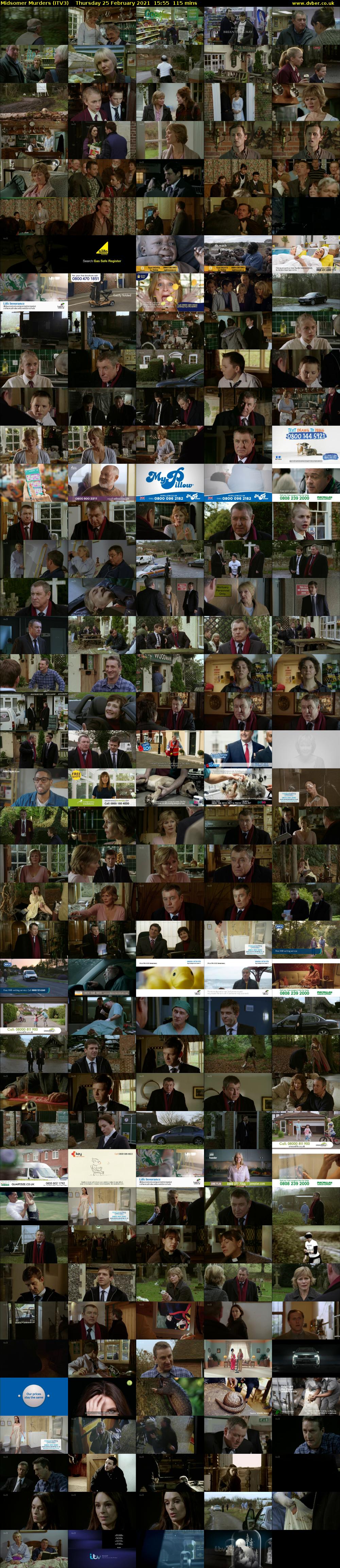 Midsomer Murders (ITV3) Thursday 25 February 2021 15:55 - 17:50