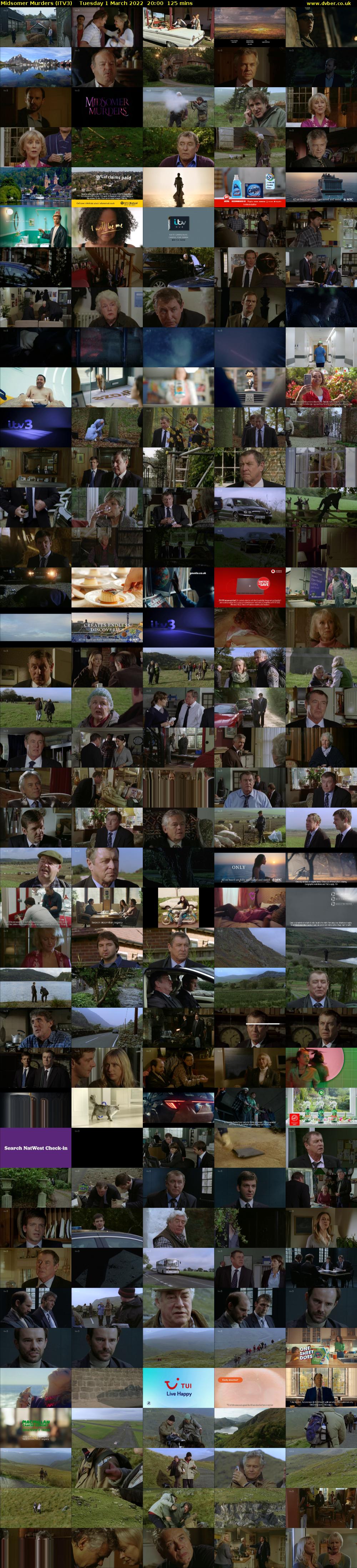 Midsomer Murders (ITV3) Tuesday 1 March 2022 20:00 - 22:05