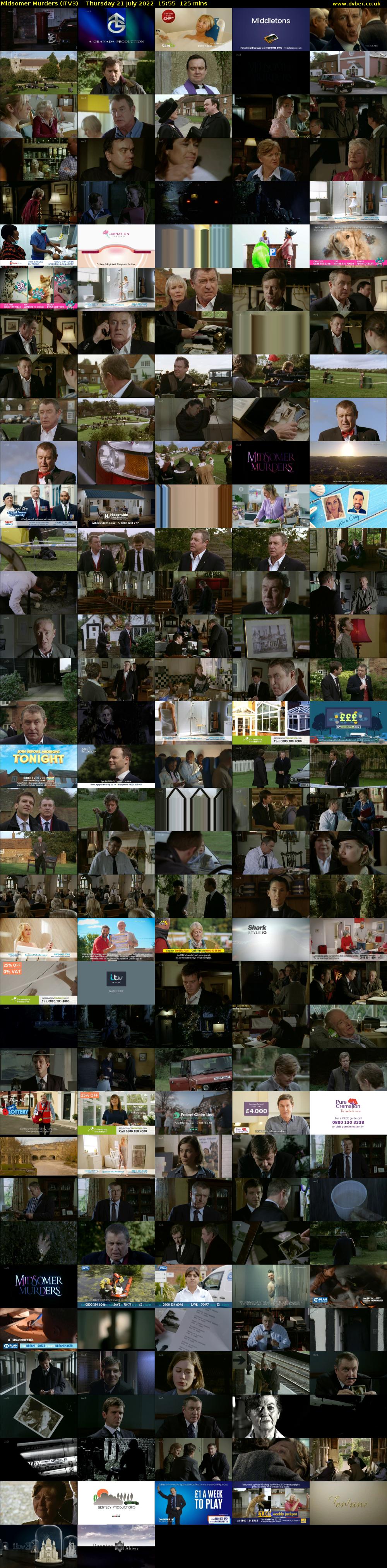 Midsomer Murders (ITV3) Thursday 21 July 2022 15:55 - 18:00
