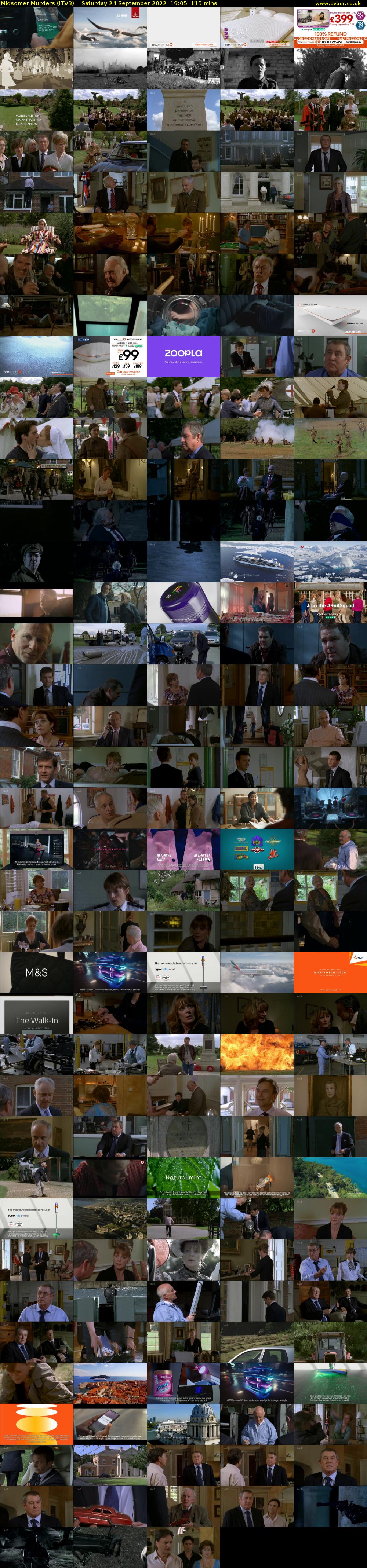 Midsomer Murders (ITV3) Saturday 24 September 2022 19:05 - 21:00