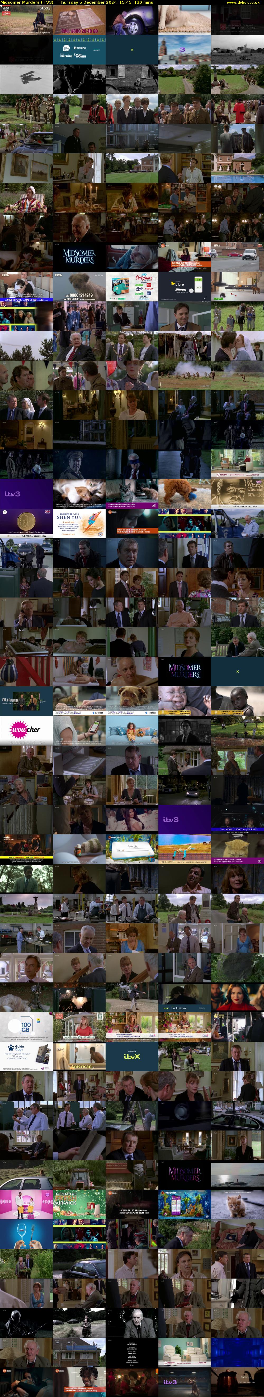 Midsomer Murders (ITV3) Thursday 5 December 2024 15:45 - 17:55