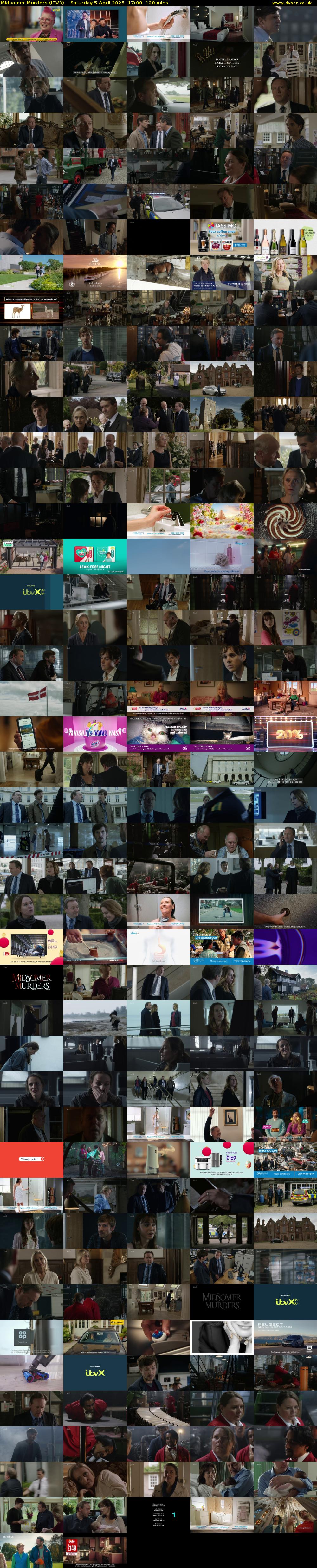 Midsomer Murders (ITV3) Saturday 5 April 2025 17:00 - 19:00