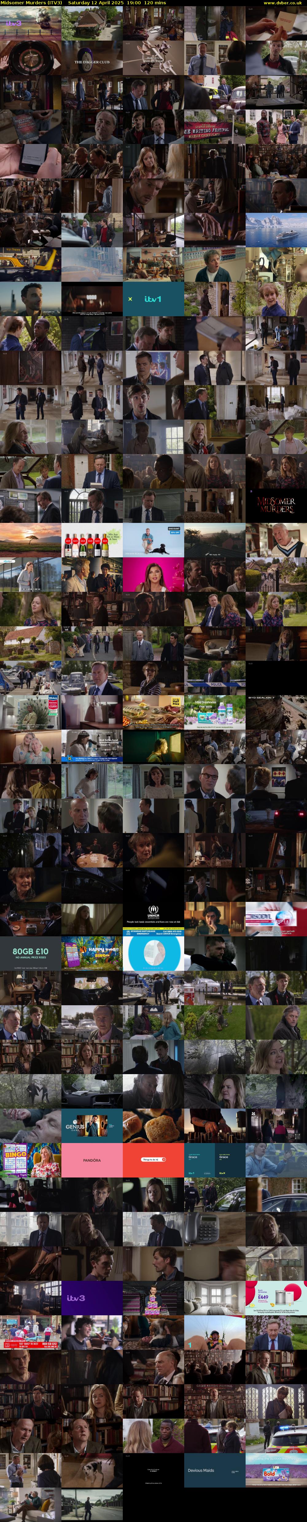 Midsomer Murders (ITV3) Saturday 12 April 2025 19:00 - 21:00