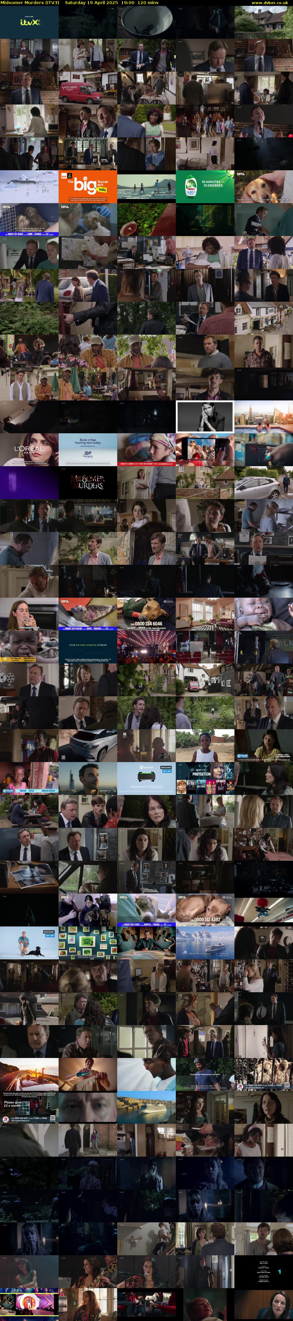 Midsomer Murders (ITV3) Saturday 19 April 2025 19:00 - 21:00