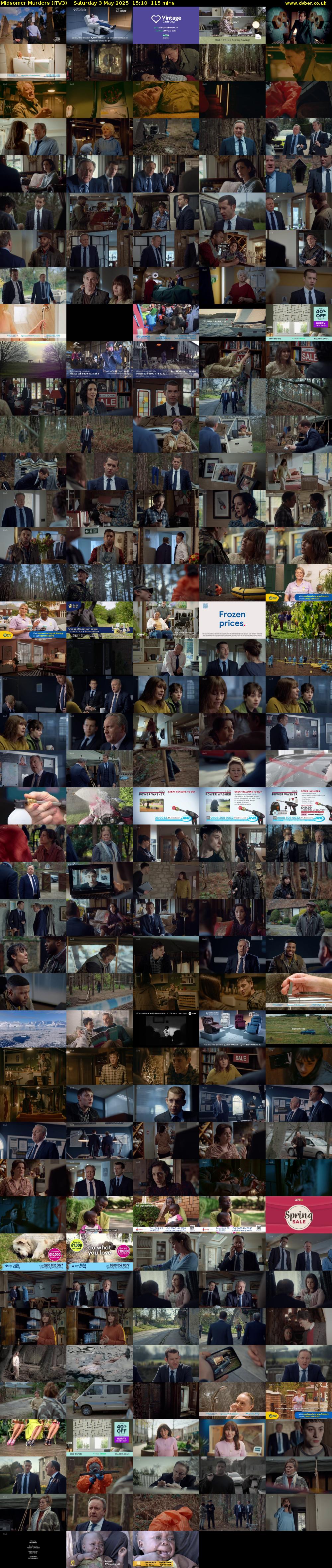Midsomer Murders (ITV3) Saturday 3 May 2025 15:10 - 17:05