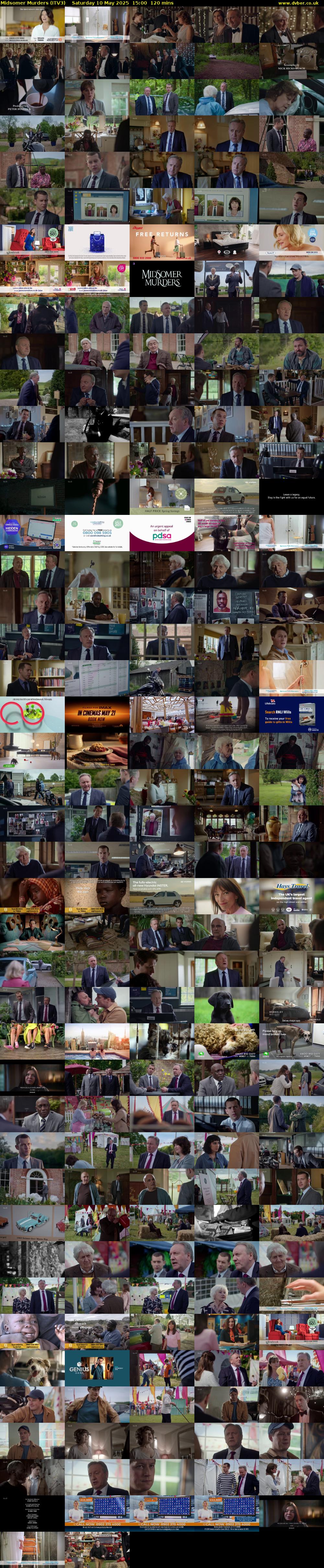 Midsomer Murders (ITV3) Saturday 10 May 2025 15:00 - 17:00