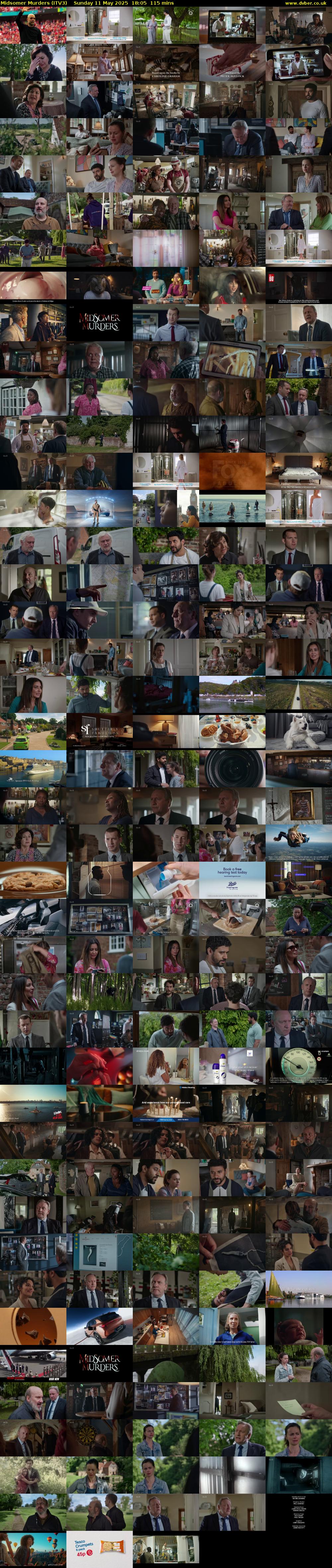 Midsomer Murders (ITV3) Sunday 11 May 2025 18:05 - 20:00