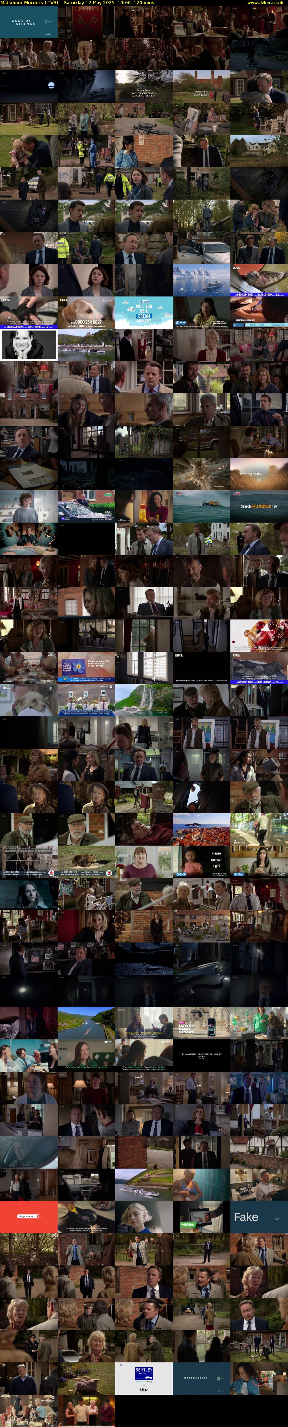 Midsomer Murders (ITV3) Saturday 17 May 2025 19:00 - 21:00