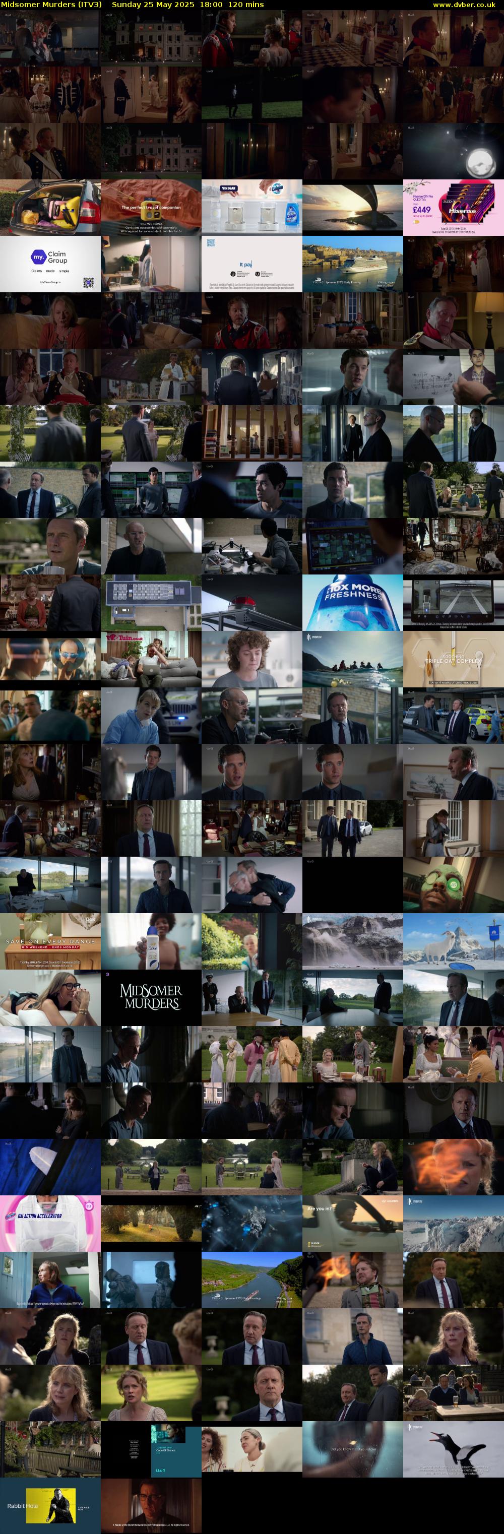 Midsomer Murders (ITV3) Sunday 25 May 2025 18:00 - 20:00
