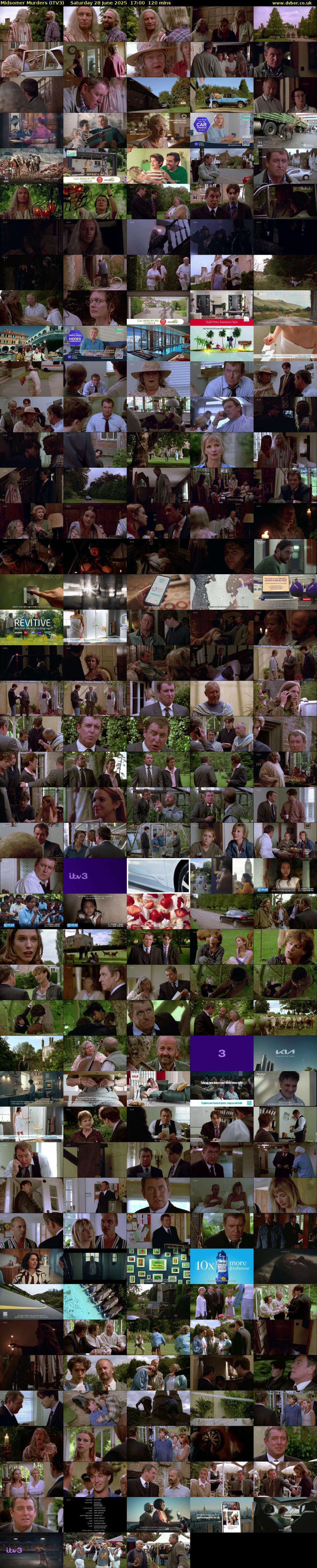 Midsomer Murders (ITV3) Saturday 28 June 2025 17:00 - 19:00