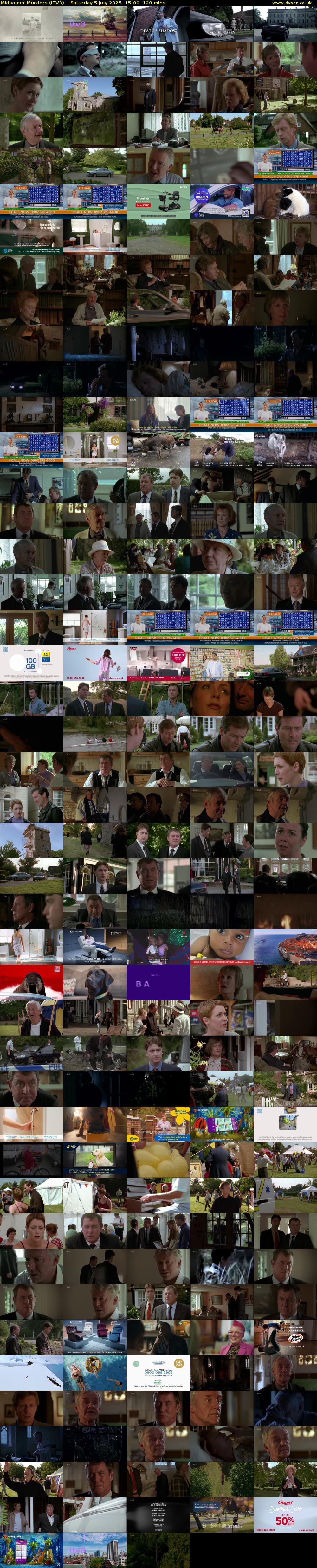 Midsomer Murders (ITV3) Saturday 5 July 2025 15:00 - 17:00