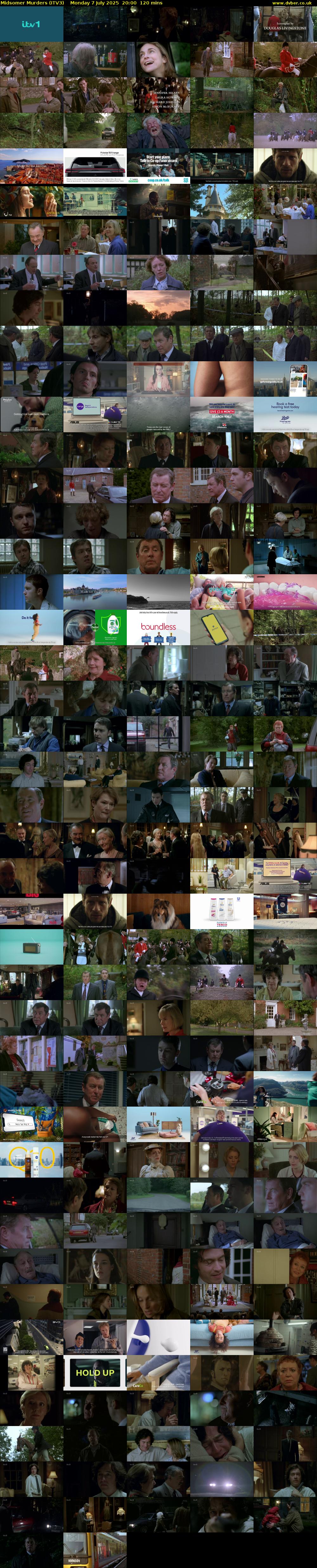 Midsomer Murders (ITV3) Monday 7 July 2025 20:00 - 22:00