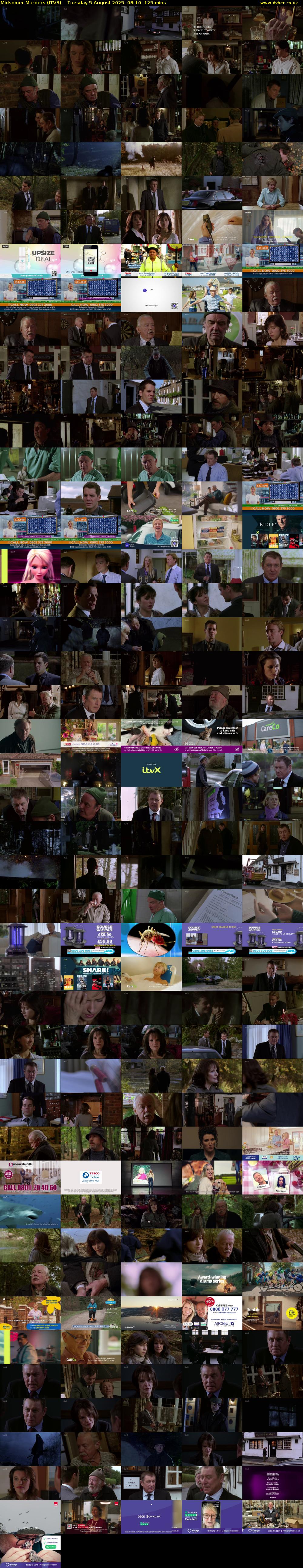 Midsomer Murders (ITV3) Tuesday 5 August 2025 08:10 - 10:15