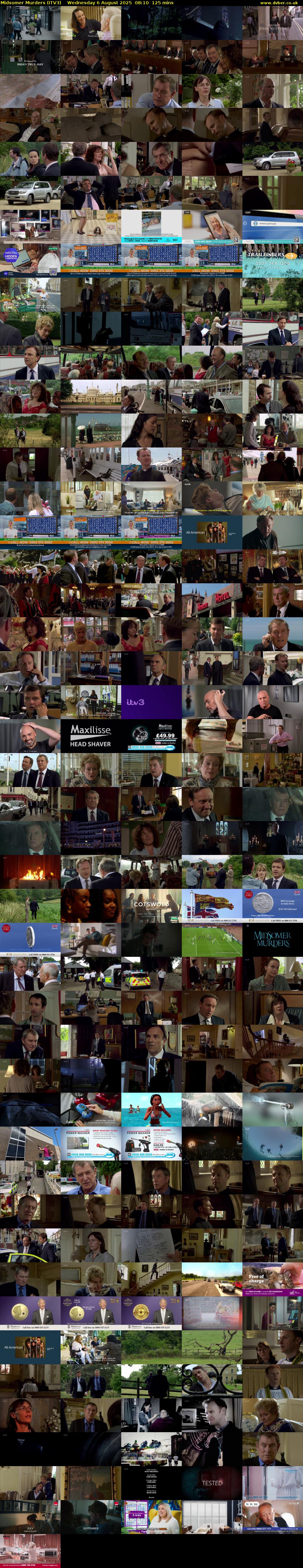 Midsomer Murders (ITV3) Wednesday 6 August 2025 08:10 - 10:15