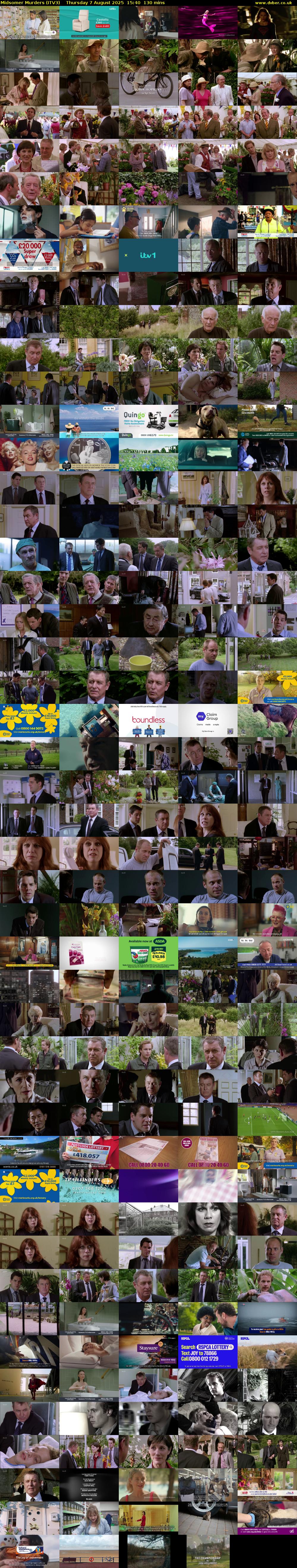 Midsomer Murders (ITV3) Thursday 7 August 2025 15:40 - 17:50