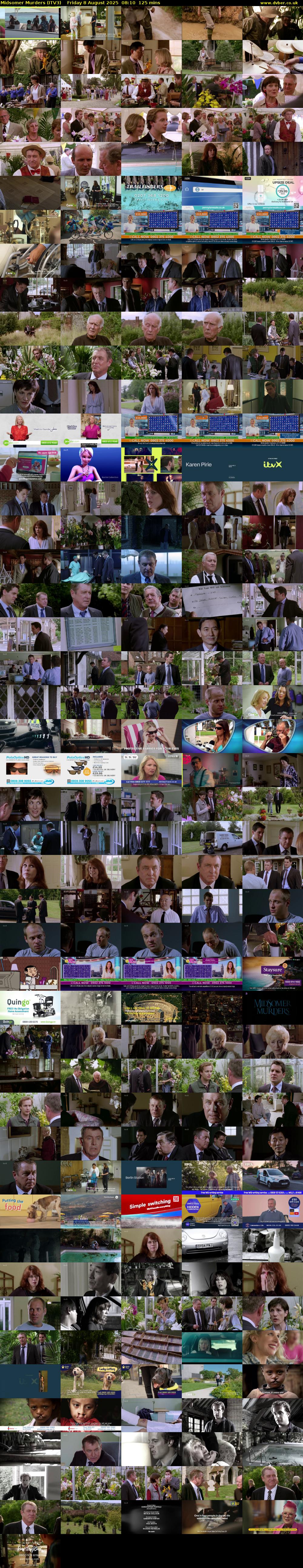 Midsomer Murders (ITV3) Friday 8 August 2025 08:10 - 10:15