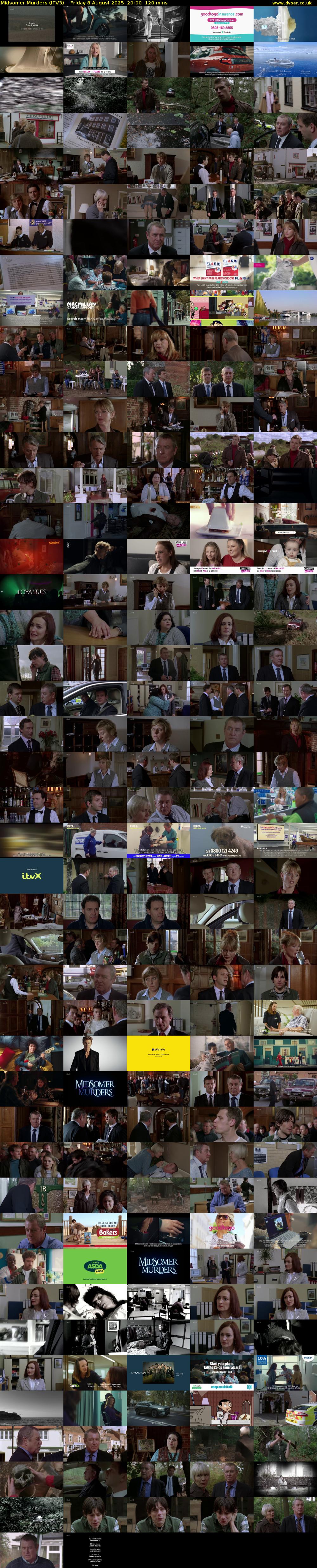 Midsomer Murders (ITV3) Friday 8 August 2025 20:00 - 22:00