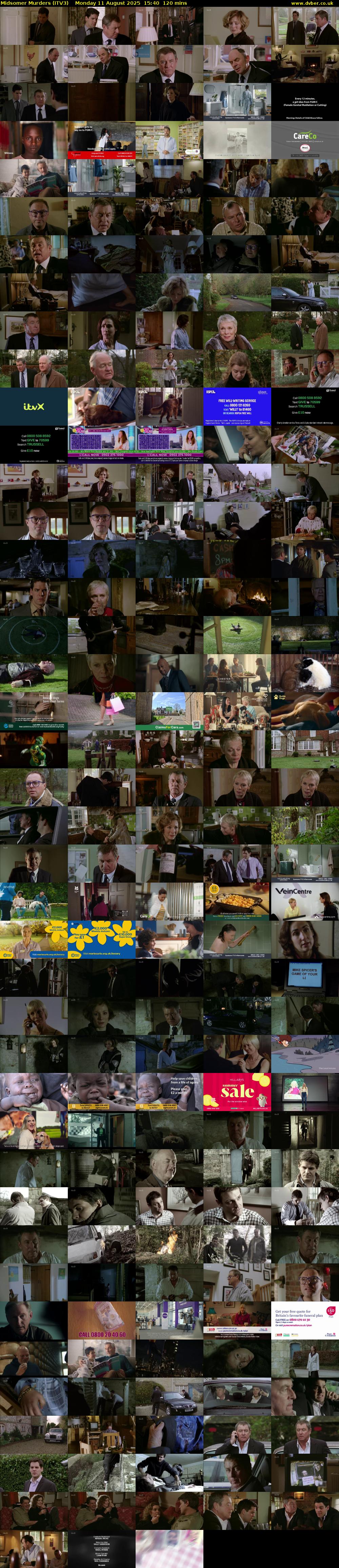 Midsomer Murders (ITV3) Monday 11 August 2025 15:40 - 17:40