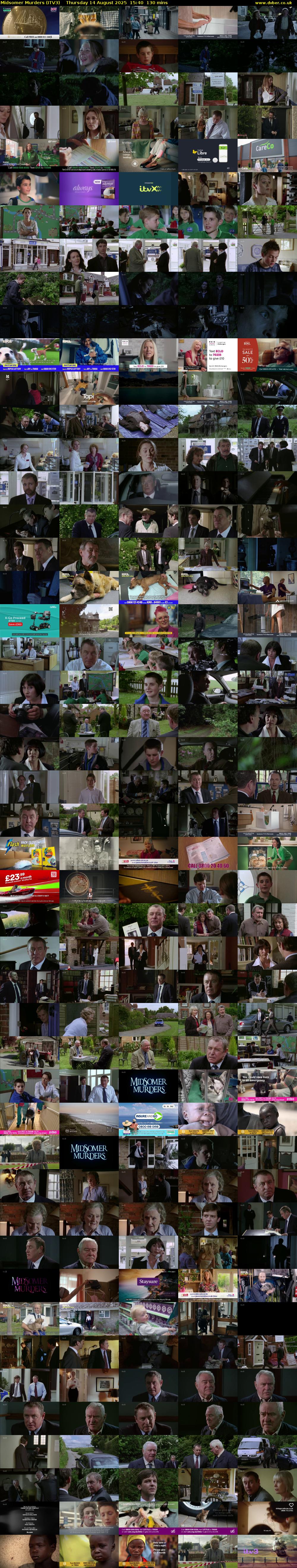 Midsomer Murders (ITV3) Thursday 14 August 2025 15:40 - 17:50