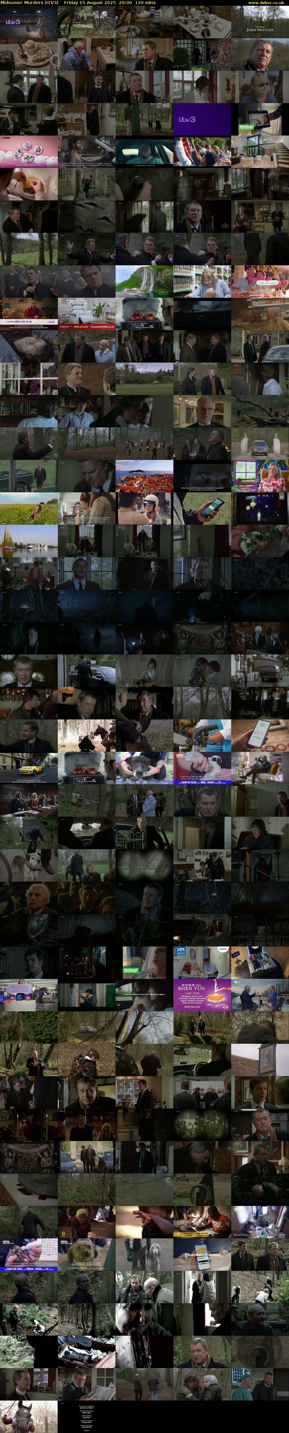 Midsomer Murders (ITV3) Friday 15 August 2025 20:00 - 22:00