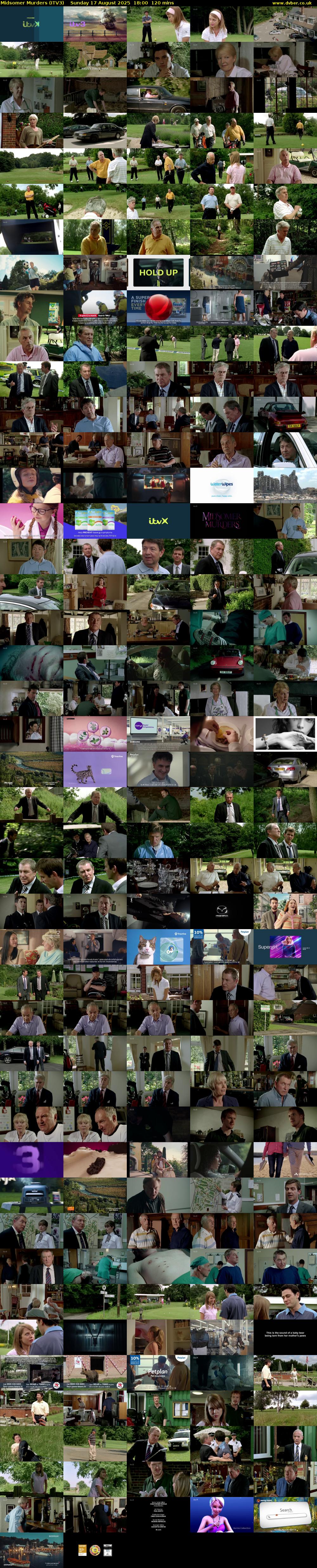 Midsomer Murders (ITV3) Sunday 17 August 2025 18:00 - 20:00