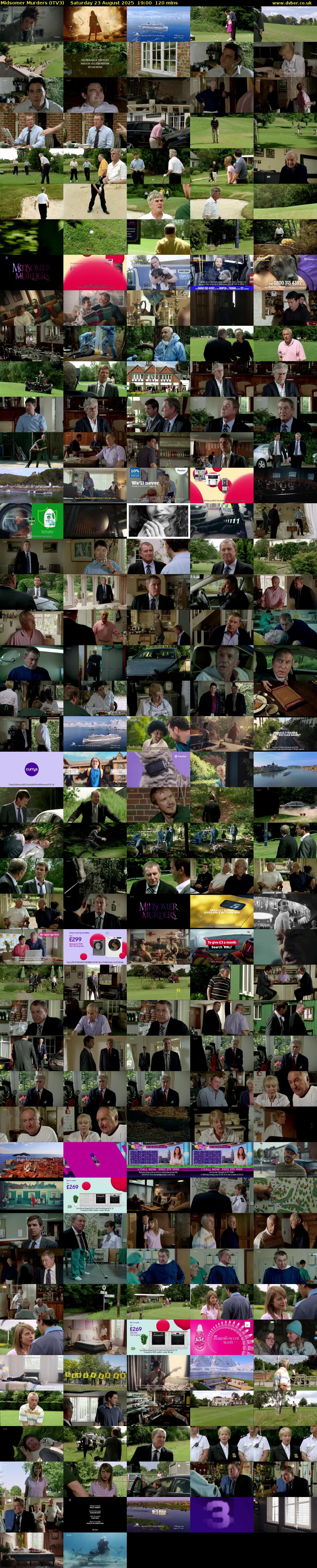 Midsomer Murders (ITV3) Saturday 23 August 2025 19:00 - 21:00