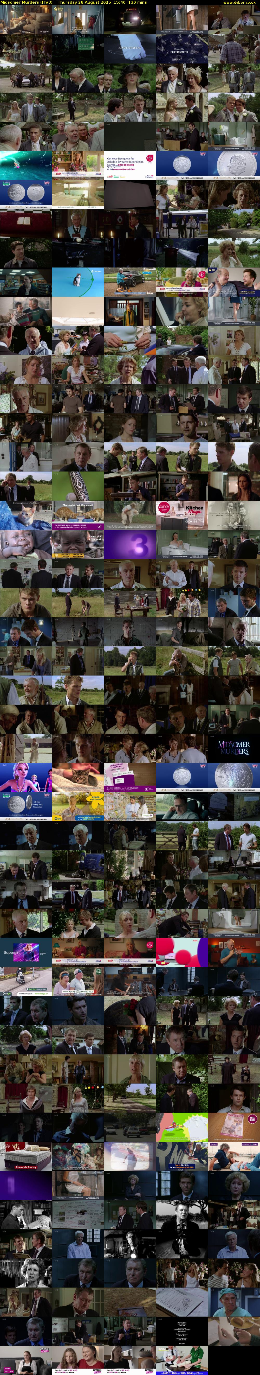 Midsomer Murders (ITV3) Thursday 28 August 2025 15:40 - 17:50