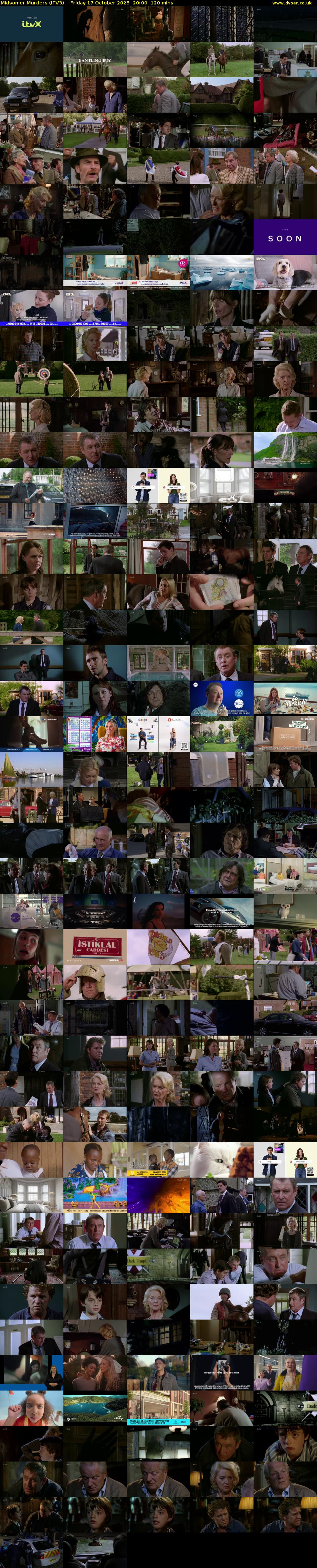 Midsomer Murders (ITV3) Friday 17 October 2025 20:00 - 22:00