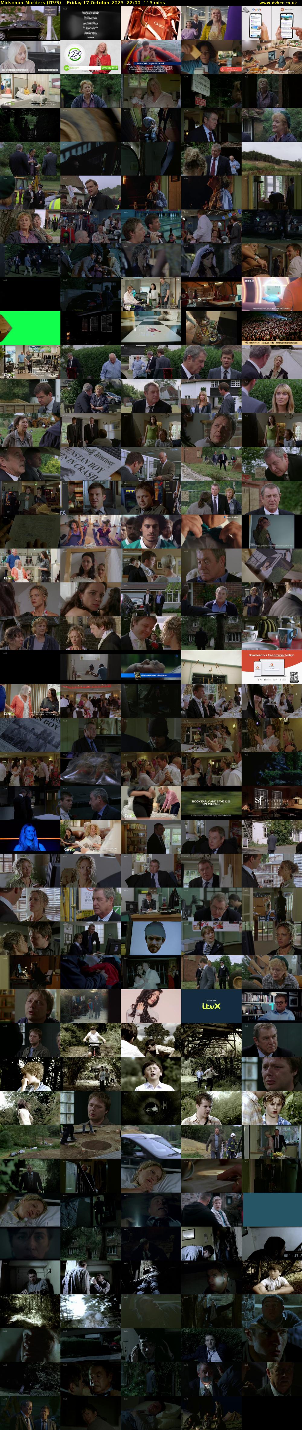 Midsomer Murders (ITV3) Friday 17 October 2025 22:00 - 23:55