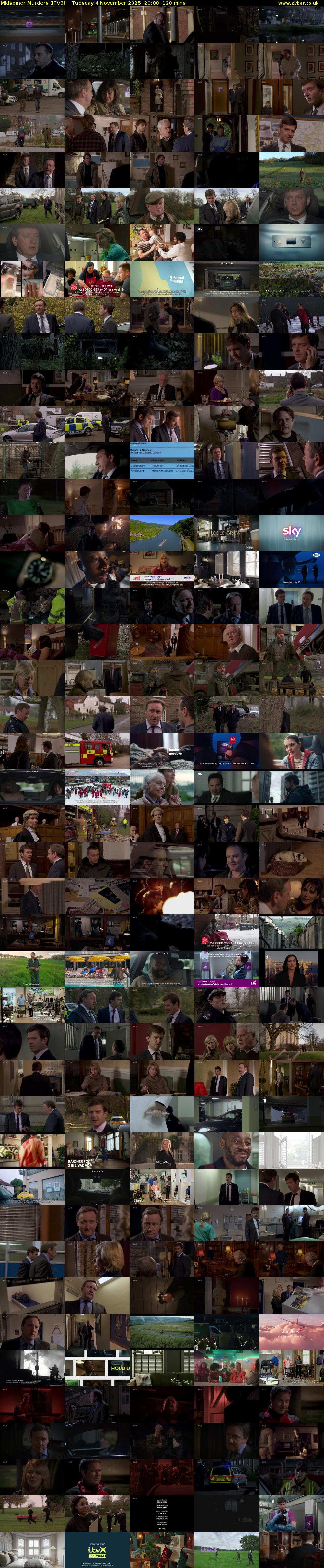 Midsomer Murders (ITV3) Tuesday 4 November 2025 20:00 - 22:00