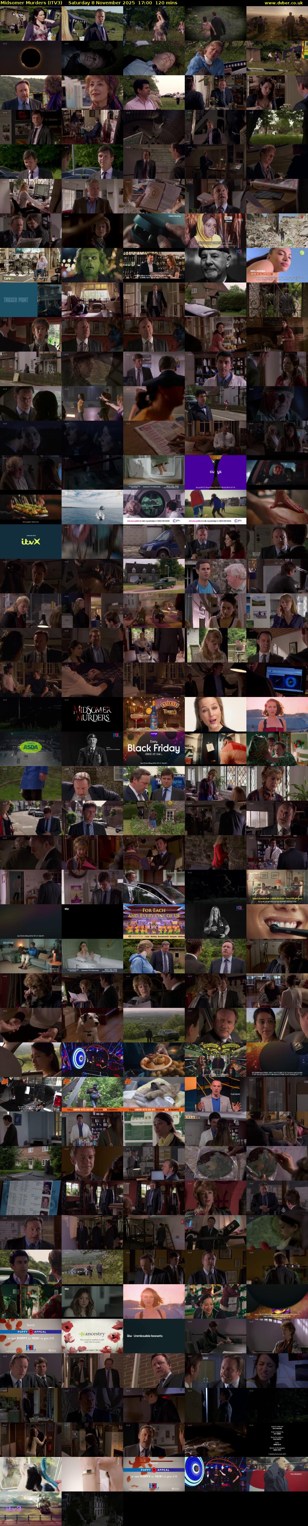 Midsomer Murders (ITV3) Saturday 8 November 2025 17:00 - 19:00