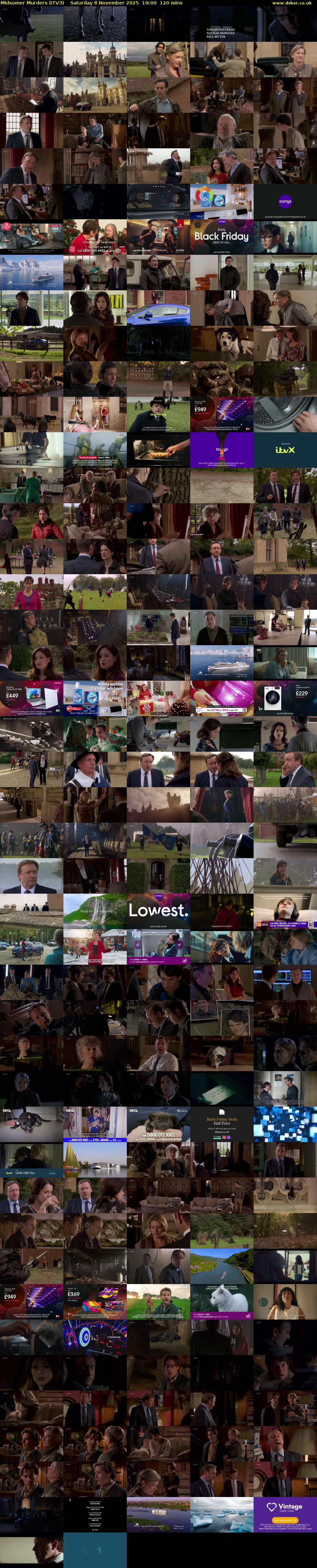 Midsomer Murders (ITV3) Saturday 8 November 2025 19:00 - 21:00