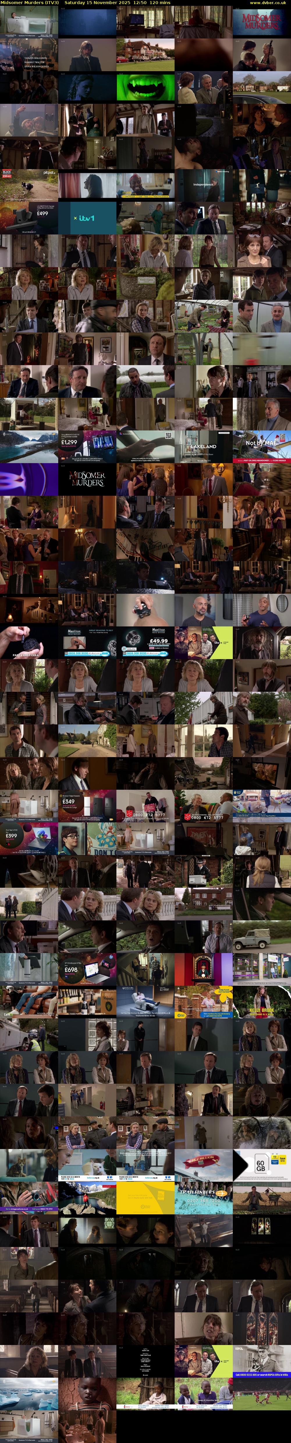 Midsomer Murders (ITV3) Saturday 15 November 2025 12:50 - 14:50