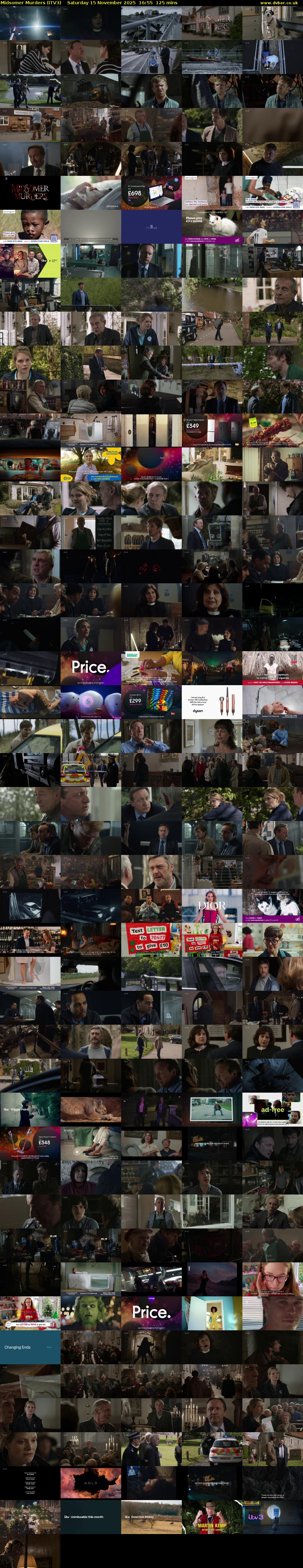 Midsomer Murders (ITV3) Saturday 15 November 2025 16:55 - 19:00