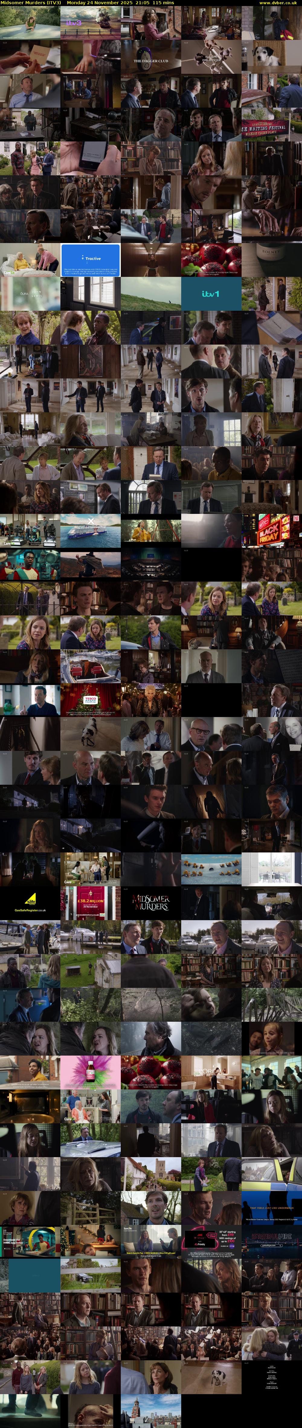 Midsomer Murders (ITV3) Monday 24 November 2025 21:05 - 23:00