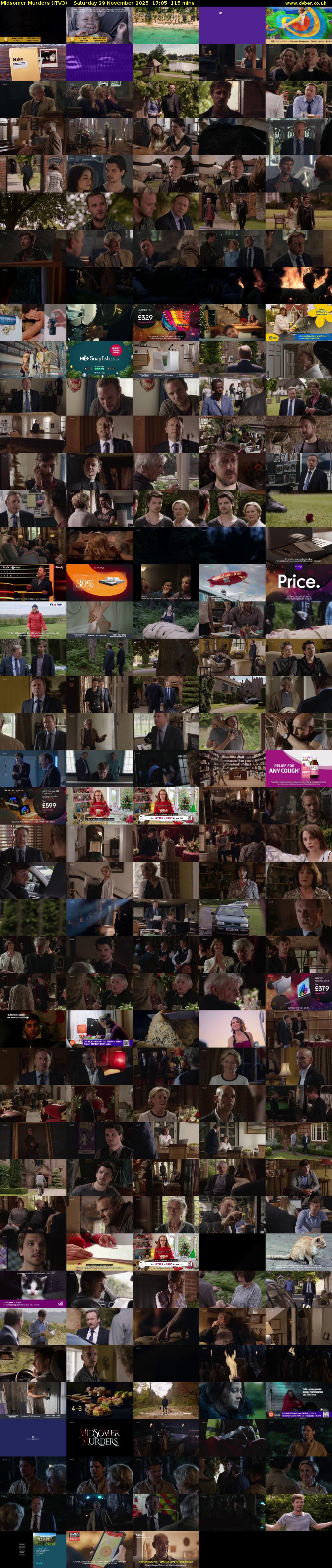 Midsomer Murders (ITV3) Saturday 29 November 2025 17:05 - 19:00